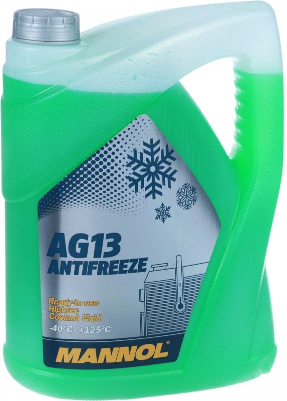 Антифриз зеленый AG13 Hightec 5 л MANNOL 96550