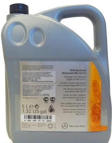 Масло моторное MERCEDES 5W-30 5л A000989940213ALEE