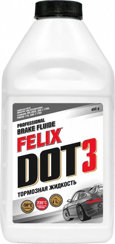 Жидкость тормозная FELIX DOT3 0.5л 430130007