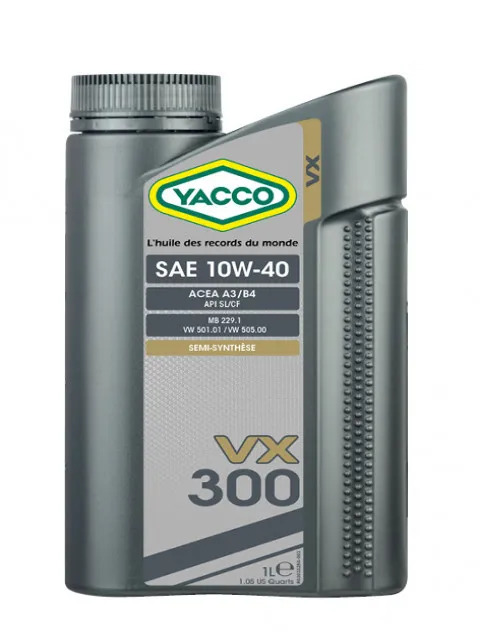 Масло моторное YACCO 10W-40 1л YACCO 10W40 VX 300/1