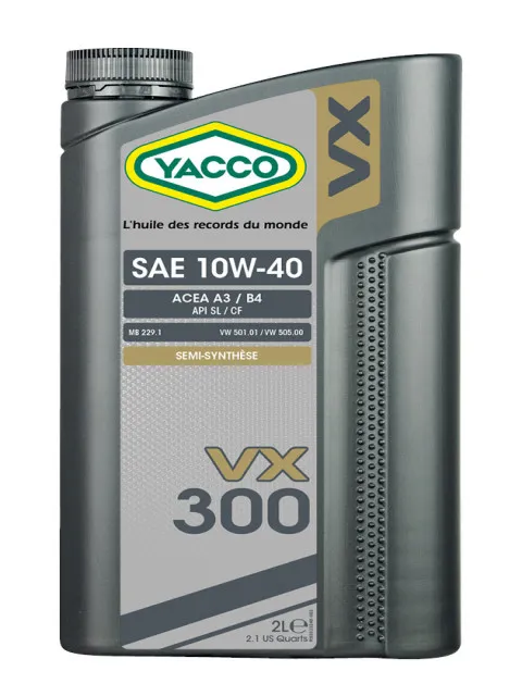 Масло моторное YACCO VX 300 10W-40 2л YACCO 10W40 VX 300/2