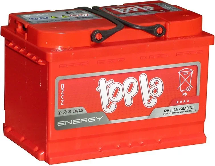 Аккумулятор автомобильный Energy 75 А·ч TOPLA 108275
