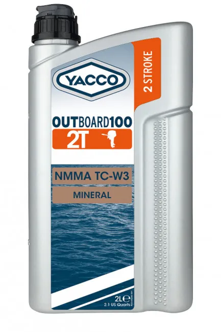 Масло моторное YACCO OUTBOARD 100 2T 2л YACCO OUTBOARD 100 2T/2