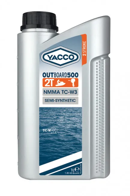 Масло моторное YACCO 1л YACCO OUTBOARD 500 2T/1