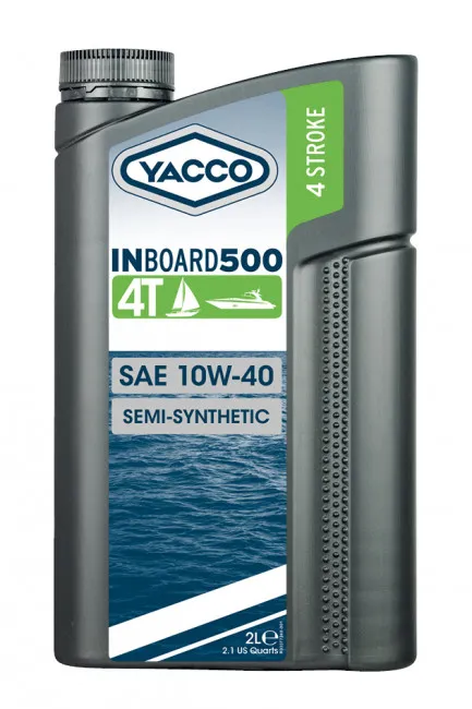 Изображение Масло моторное YACCO INBOARD 500 4T 10W-40 2л YACCO 10W40 INBOARD 500 4T/2 Масло моторное YACCO INBOARD 500 4T 10W-40 2л YACCO 10W40 INBOARD 500 4T/2