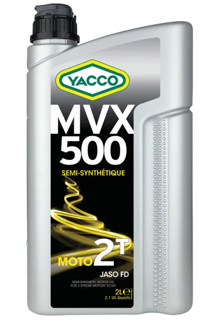 Масло моторное YACCO MVX 500 2T 2л YACCO MVX 500 2T/2