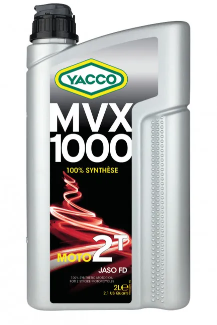 Масло моторное YACCO MVX 1000 2T 2л YACCO MVX 1000 2T/2