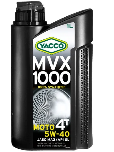 Изображение Масло моторное YACCO 10W-30 1л YACCO 10W30 MVX 500 4T/1 Масло моторное YACCO 10W-30 1л YACCO 10W30 MVX 500 4T/1