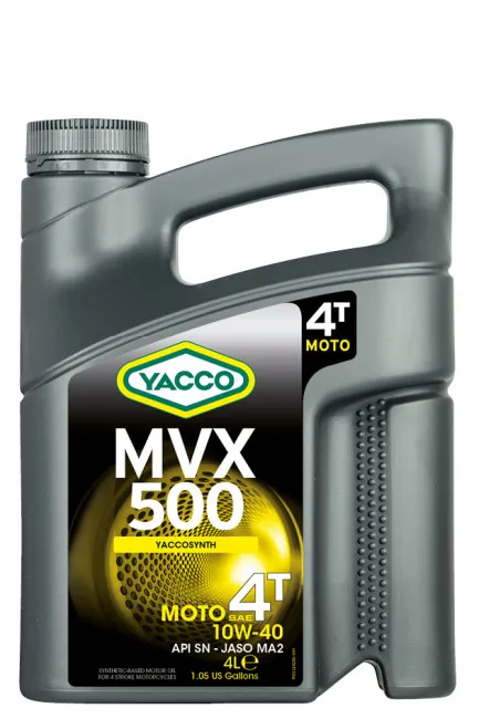 Масло моторное YACCO 10W-30 4л YACCO 10W30 MVX 500 4T/4