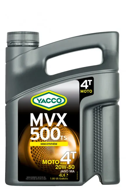 Масло моторное YACCO MVX 500 TS 4T 20W-50 4л YACCO 20W50 MVX 500 TS 4T/4
