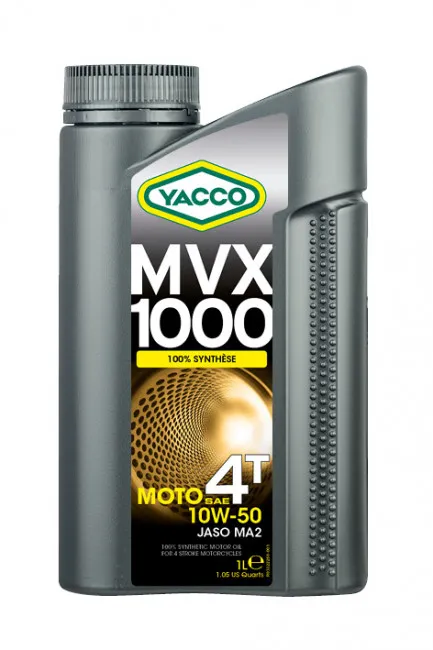 Масло моторное YACCO MVX 1000 4T 10W-50 1л YACCO 10W50 MVX 1000 4T/1