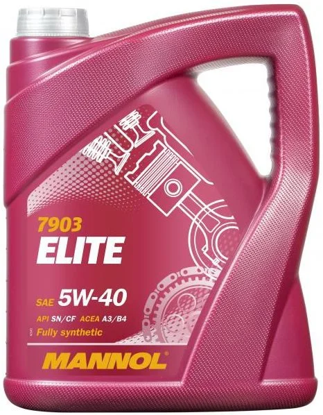 Изображение Масло моторное MANNOL ELITE 5W-40 5л 54988 Масло моторное MANNOL ELITE 5W-40 5л 54988