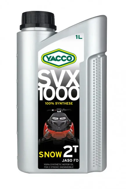 Масло моторное YACCO SVX 1000 SNOW 2T 1л YACCO SVX 1000 SNOW 2T/1