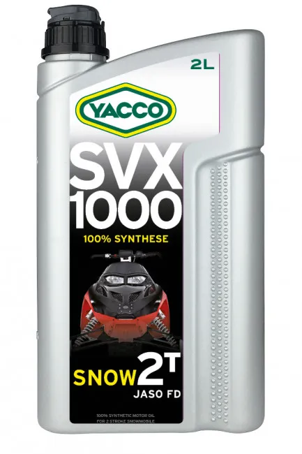 Масло моторное YACCO SVX 1000 SNOW 2T 2л YACCO SVX 1000 SNOW 2T/2