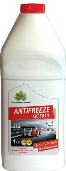 Изображение Антифриз G12 красный GС5010 1 кг GreenCool 791975 Антифриз G12 красный GС5010 1 кг GreenCool 791975