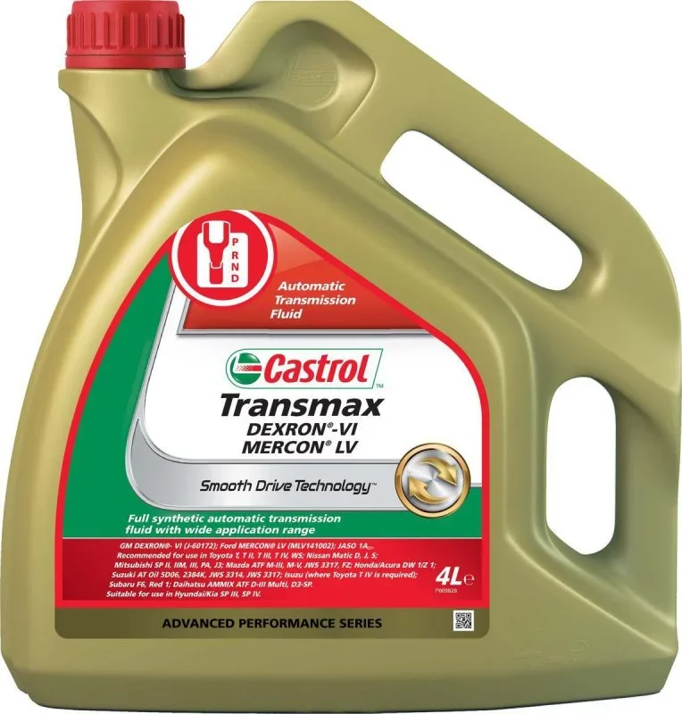 Изображение Трансмиссионное масло CASTROL TRANSMAX DEXRON-VI MERCON LV 4л 156CAB Трансмиссионное масло CASTROL TRANSMAX DEXRON-VI MERCON LV 4л 156CAB