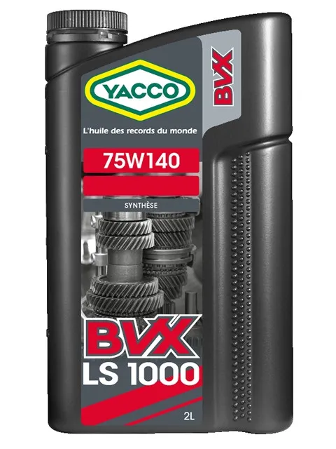 Трансмиссионное масло YACCO BVX LS 1000 75W-140 2л YACCO 75W140 BVX LS 1000/2