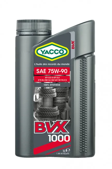 Трансмиссионное масло YACCO BVX 1000 75W-90 1л YACCO 75W90 BVX 1000/1