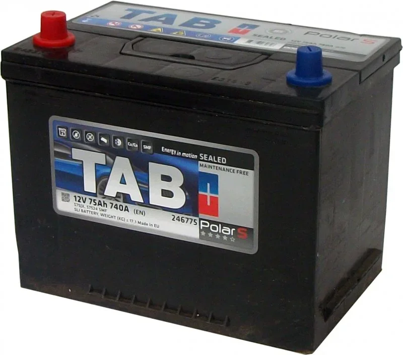 Аккумулятор автомобильный Polar S Asia 75 А·ч TAB 246775