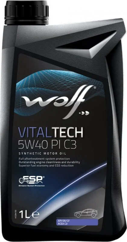 Масло моторное WOLF VITALTECH PI 5W-40 1л 21116/1