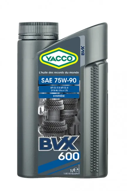 Трансмиссионное масло YACCO BVX 600 75W-90 1л YACCO 75W90 BVX 600/1