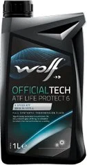 Трансмиссионное масло WOLF OFFICIALTECH ATF LIFE PROTECT 6 1л 3012/1