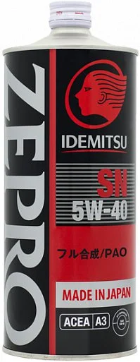 Масло моторное IDEMITSU 5W-40 1л 3585054