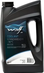 Антифриз G11 синий Coolant Standard 4 л WOLF 50100/4
