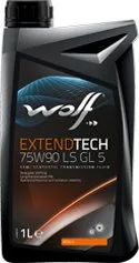Трансмиссионное масло WOLF EXTENDTECH 75W-90 1л 2410/1