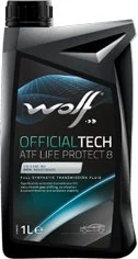 Трансмиссионное масло WOLF OFFICIALTECH ATF LIFE PROTECT 8 1л 3016/1