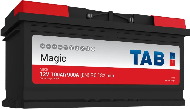 Аккумулятор автомобильный Magic 100 А·ч TAB 189800
