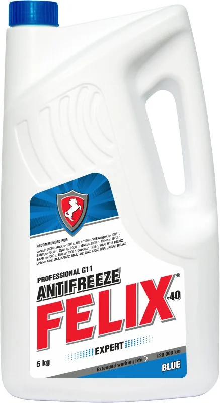 Антифриз G11 синий Expert 5 кг FELIX 430206058