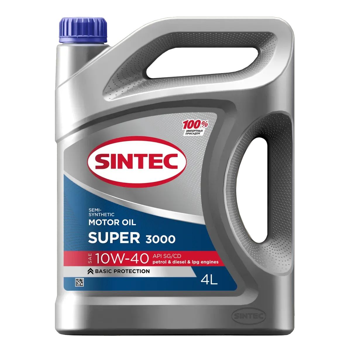 Масло моторное SINTEC 10W-40 4л 600240