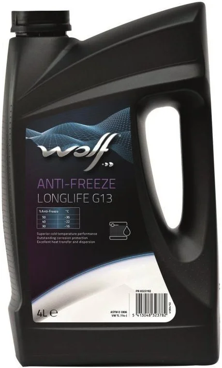Антифриз G13 красный Longlife 4 л WOLF 50002/4