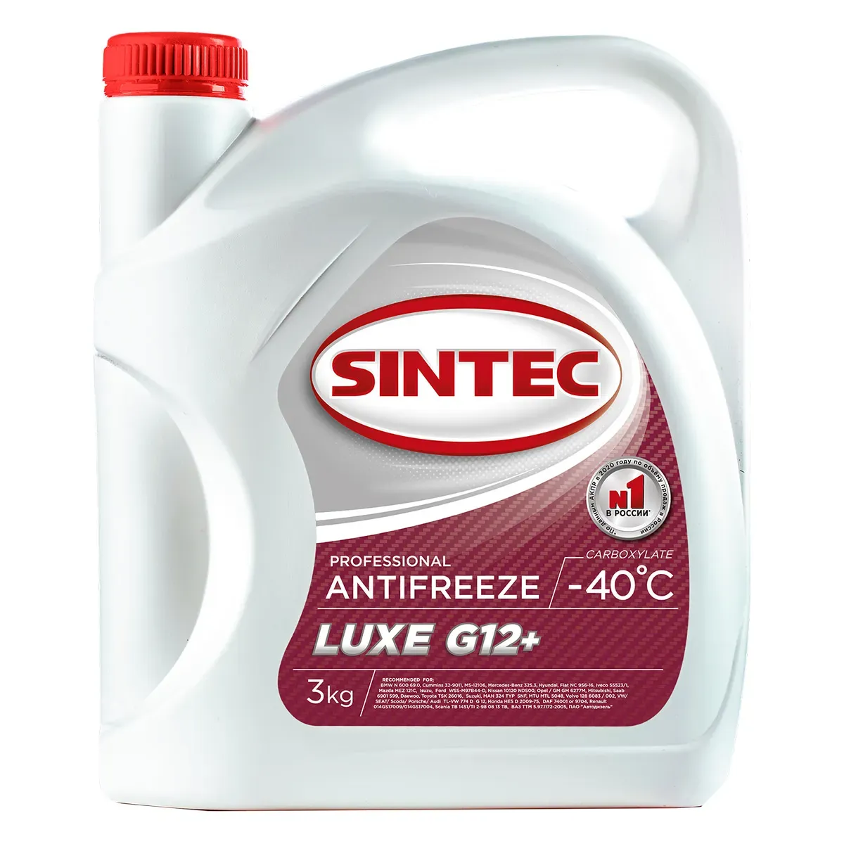Sintec Antifreeze Luxe G12+ red -40 SINTEC 990464