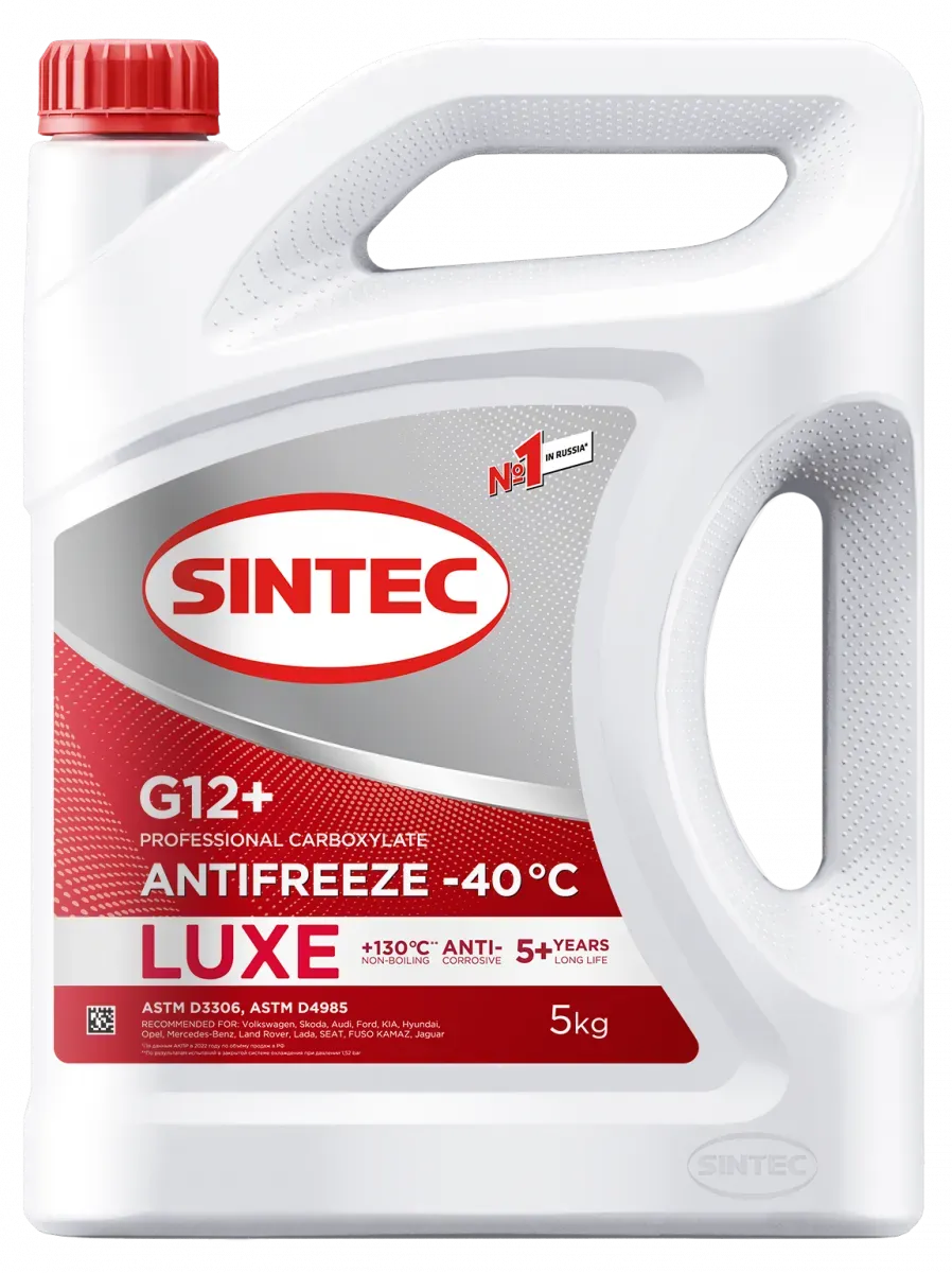 Sintec Antifreeze Luxe G12+ red -40 SINTEC 614503
