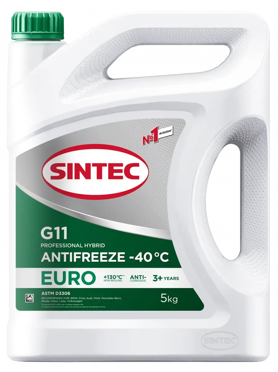 Sintec Antifreeze Euro G11 green -40 SINTEC 990554