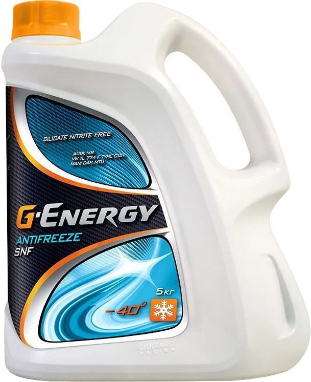 Антифриз G12+ красный Antifreeze SNF 40 5 кг GENERGY 2422210100