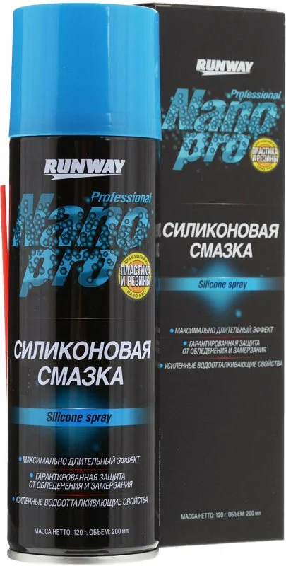 Смазка силиконовая RUNWAY для резиновых уплотнителей RW6142