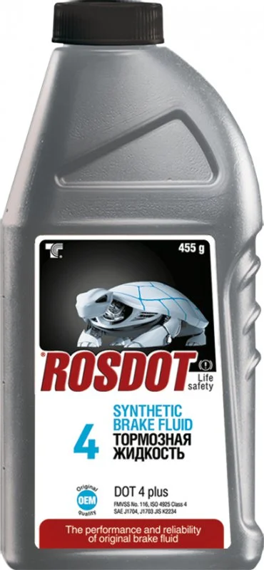 Жидкость тормозная ROSDOT DOT 4 0.454л 430101h02