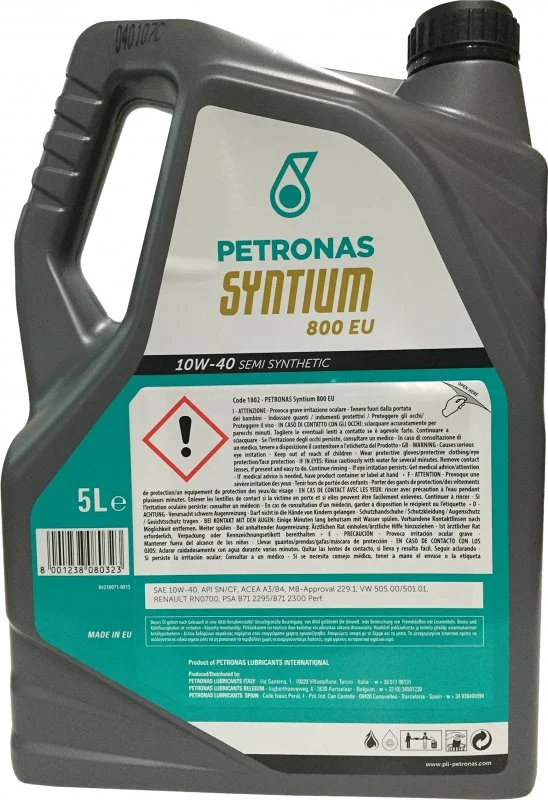 Изображение Масло моторное SYNTIUM 10W-40 5л 70271M12EU Масло моторное SYNTIUM 10W-40 5л 70271M12EU