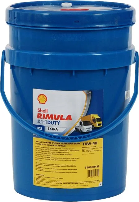 Масло моторное SHELL 10W-40 20л 550050458