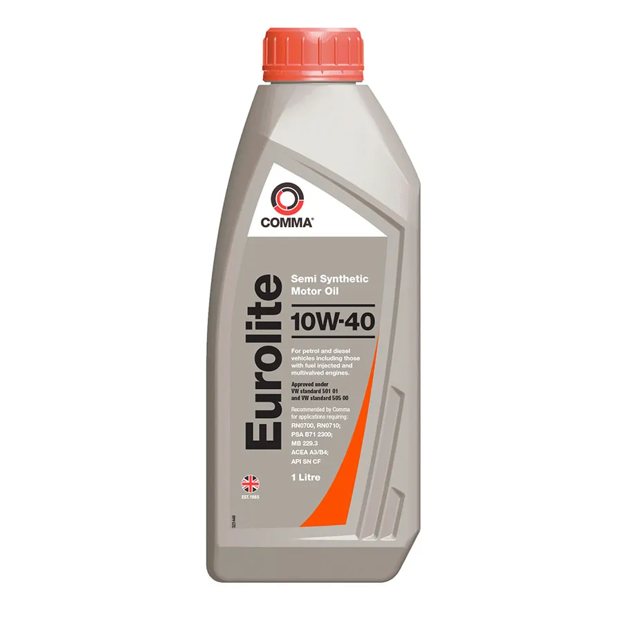 Масло моторное COMMA EUROLITE 10W-40 1л EUL1L