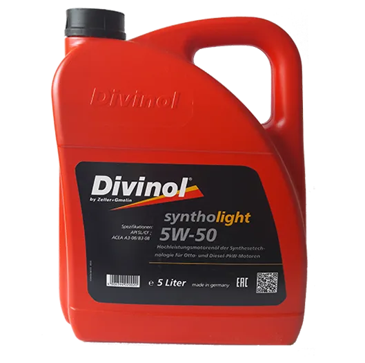Масло моторное DIVINOL SYNTHOLIGHT 5W-50 5л 49510-K007