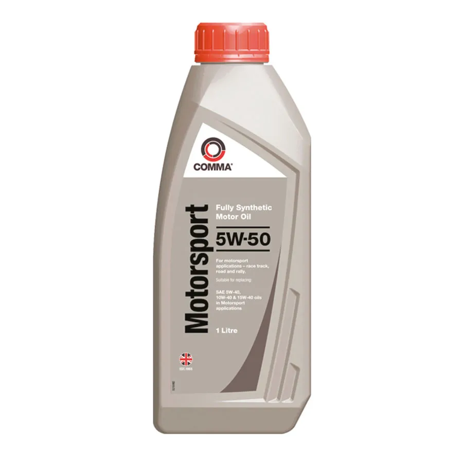 Масло моторное COMMA MOTORSPORT 5W-50 1л MS1L