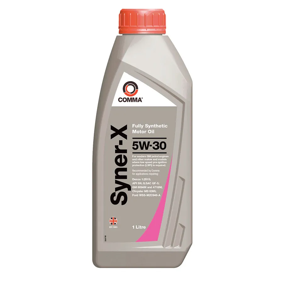 Масло моторное COMMA SYNER-X 5W-30 1л SYX1L