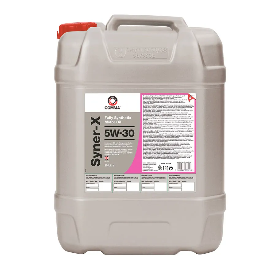 Масло моторное COMMA 5W-30 20л SYX20L