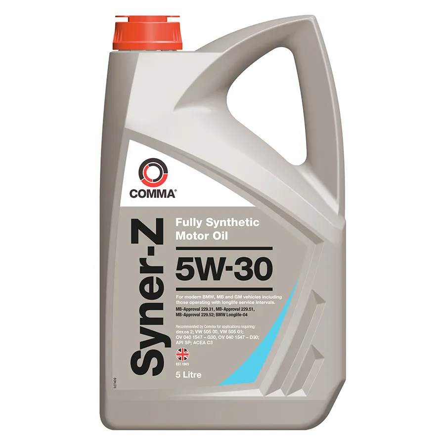 Масло моторное COMMA SYNER-Z 5W-30 5л SYZ5L