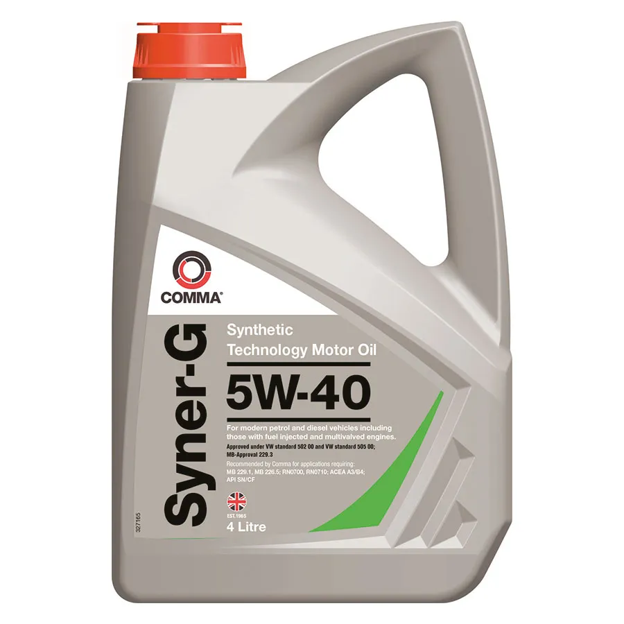 Масло моторное COMMA SYNER-G 5W-40 4л SYN4L