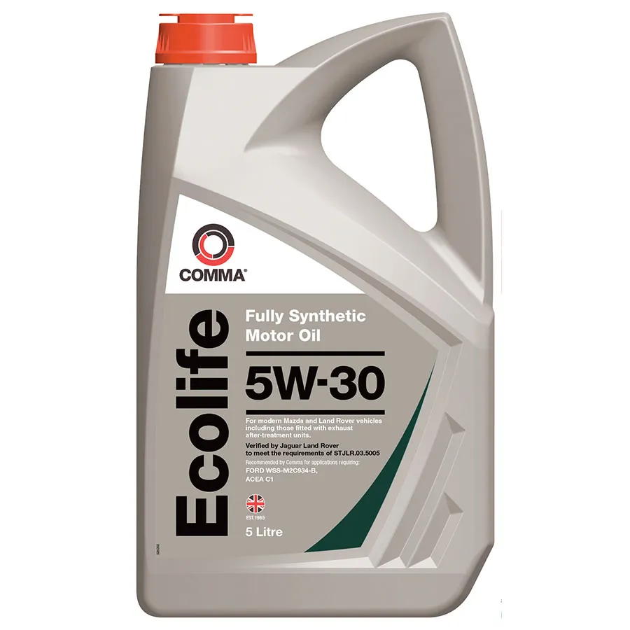 Масло моторное COMMA ECOLIFE 5W-30 5л ECL5L